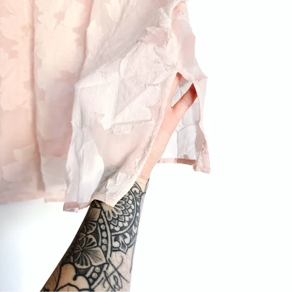 Aritzia Wilfred Atticus Button-Up Blush Pink - Size Small - Picture 11 of 12